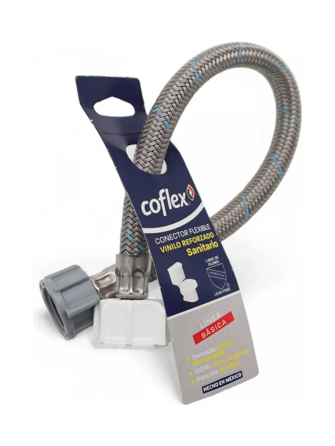 Manguera Flexible para agua 1/2 A.M. X 7/8 A.M. CVSG-C35