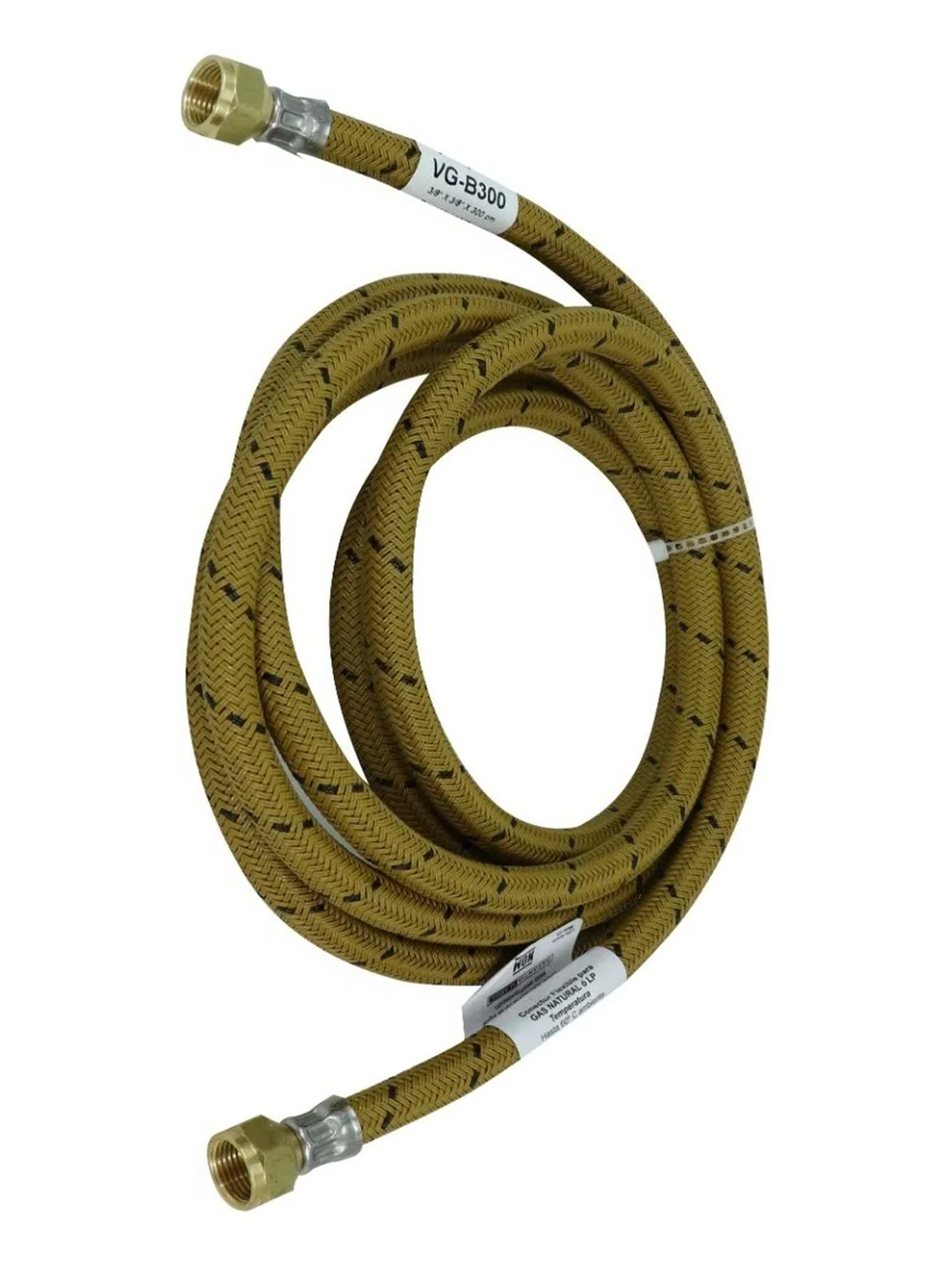 Manguera Flexible para gas 3/8 Flare X 3/8 Flare  VG-B300