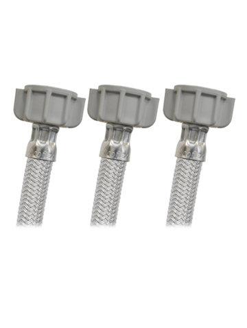 Manguera Flexible T para agua 1/2 A.M. X 1/2 A.M. X 1/2 A.M.  VL-T55