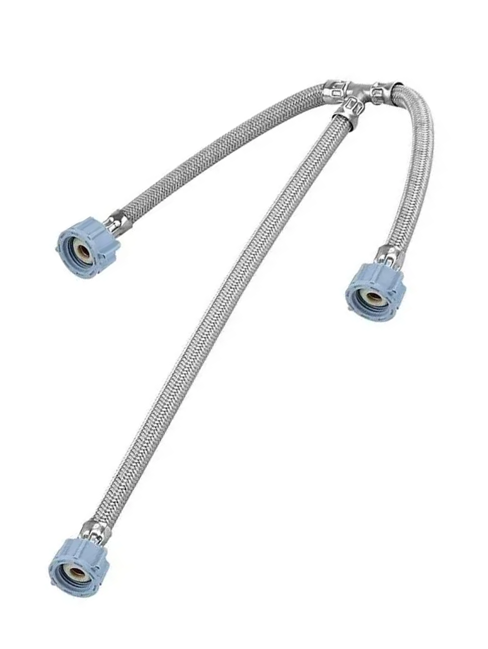 Manguera Flexible T para agua 1/2 A.M. X 1/2 A.M. X 1/2 A.M.  VL-T55